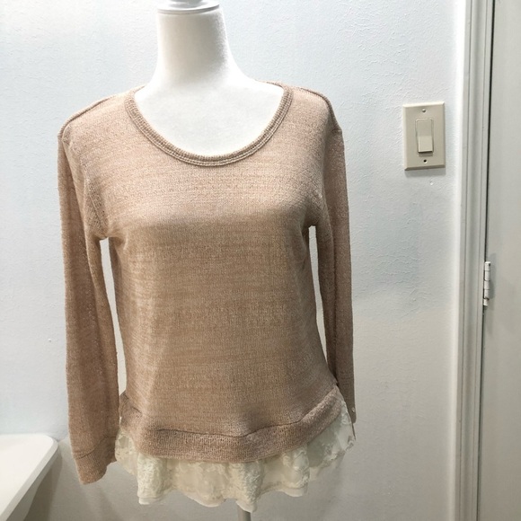 Clu+Willoughby peplum sweater blouse - Picture 1 of 6